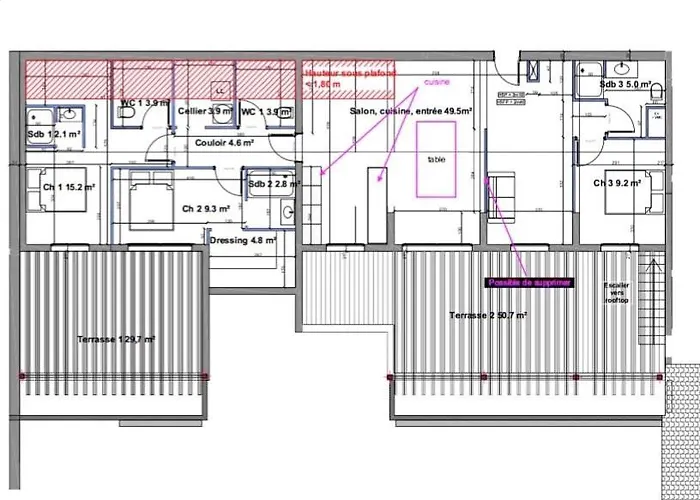 דירה Luxueux T4 De 100m2 Avec Roof Top, Piscine Et